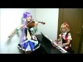 マクロスΔ(デルタ)【僕らの戦場】ヴァイオリンとピアノで演奏してみた【MACROSS DELTA】Our battlefield