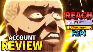A F2P IS TOP 5 ON MY SERVER! Account Review (@Reach200) | One Punch Man The Strongest Global