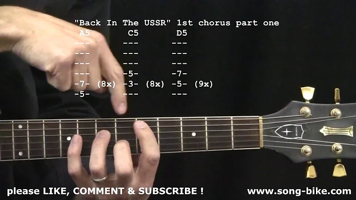 Os 365 riffs para guitarra iniciante: de volta à URSS com The Beatles!