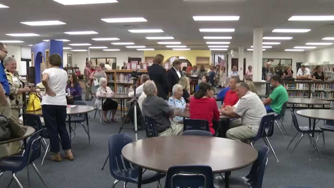Tarpon Springs Middle School Media Center Ribbon Cutting YouTube