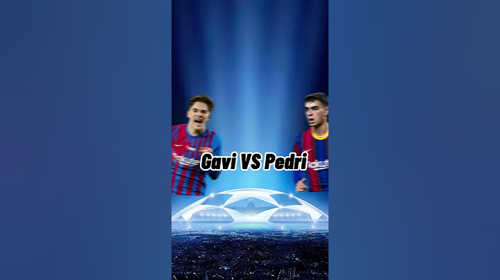 Gavi VS Pedri 👀