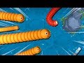 The KING of the BURGER SNAKE ARMY! - LittleBigSnake Gameplay - Game like Slither.io