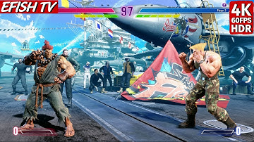 Akuma vs Guile (Hardest AI) - Street Fighter 6