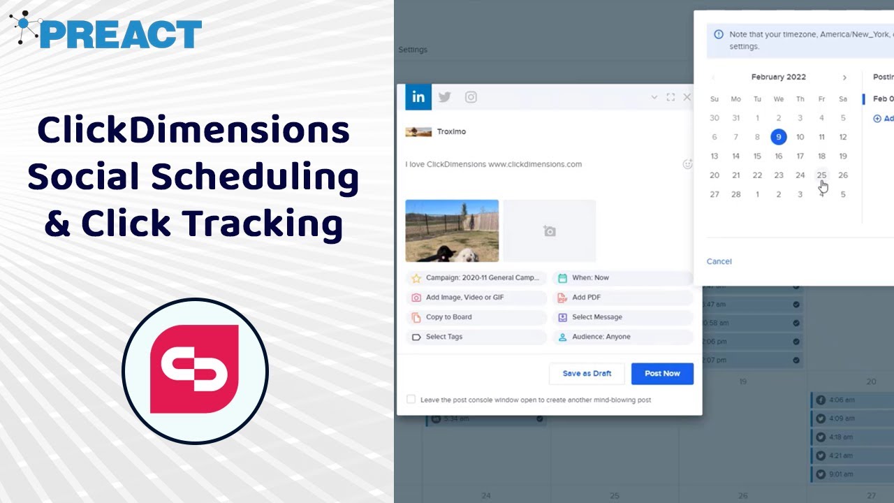 How to Create Social Posts & Track Clicks with ClickDimensions for Dynamics 365