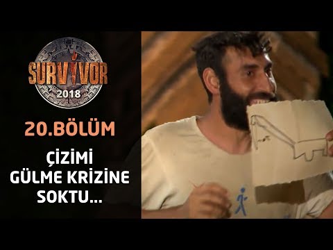 Cumali'nin Çizimi Herkesi Gülme Krizine Soktu! | 20.Bölüm | Survivor 2018