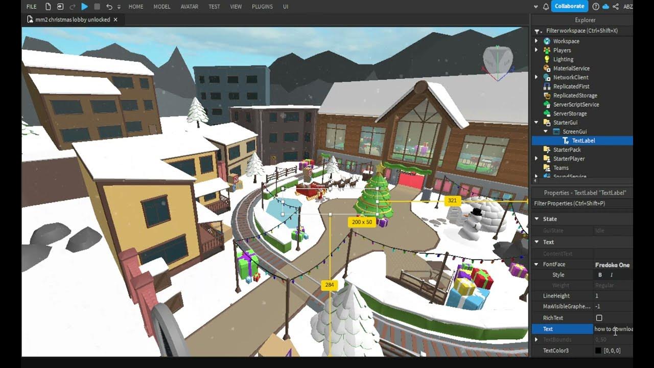 How to download mm2 christmas map 2025 YouTube