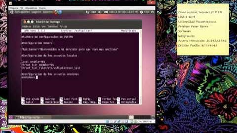 Como instalar y configurar FTP en linux 10.4