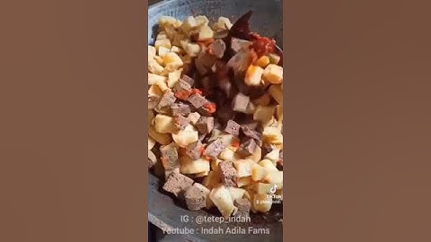 Masak besar, sambal goreng hati kentang andalan...🤤🤤