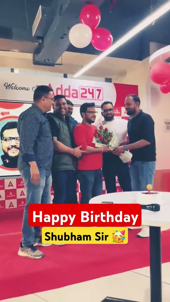 Happy Birthday Shubham Sir ??