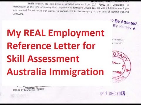 Sample Job Letter For Immigration from i.ytimg.com