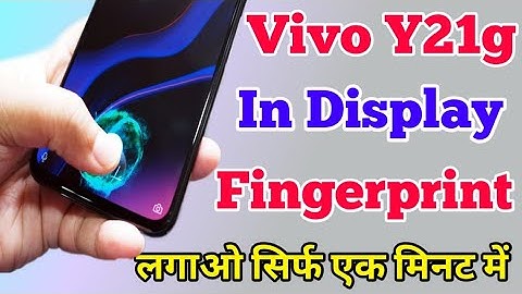 Vivo Y21g In Display Fingerprint Setting || How To Add In Display Fingerprint Lock On Vivo Y21g