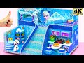 Build Frozen Winter Palace has Princess Bedroom and Spectacular Rainbow Stairs | DIY Miniature House