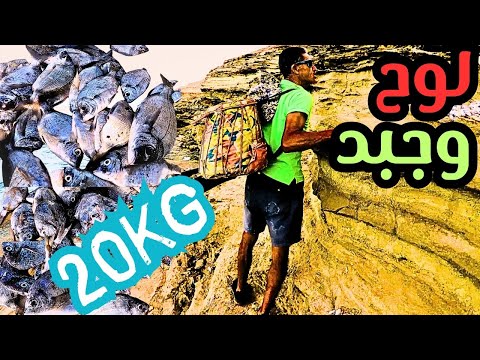 مغامرة صيد السمك في افضل مصايد الوطية لم نتوقف من سحب الاسماك