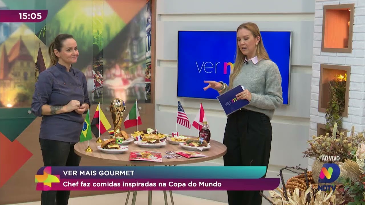 Ver Mais Gourmet: chef faz comidas inspiradas na Copa do Mundo