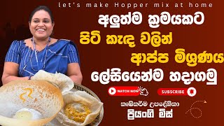අලුත්ම ක්‍රමයකට පිටි කැඳවලින් ආප්ප මිශ්‍රණය ලේසියෙන් හදාගමු/Let's make hoppers screenshot 3
