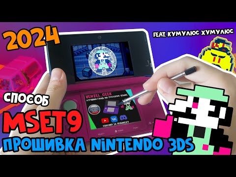 Прошивка Nintendo 3DS в 2024 // НОВЫЙ СПОСОБ MSET9 - БЕЗ R4! feat. Кумулюс Хумулюс