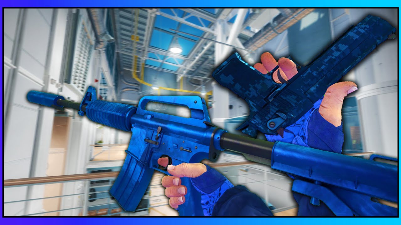 The ULTIMATE BLUE CS:GO Loadout! Broken Fang Edition - YouTube