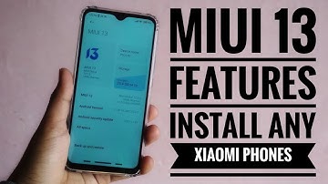Miui 13 Features Install Any Xiaomi Phones, Miui 13 Boot Animation, Control Center, Miui 13 Install