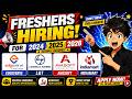 EdgeVerve, L&T, Avasoft & IndiaMART Mega Hiring Drive | 2024, 2025 & 2026 Batch Eligible! 🚀