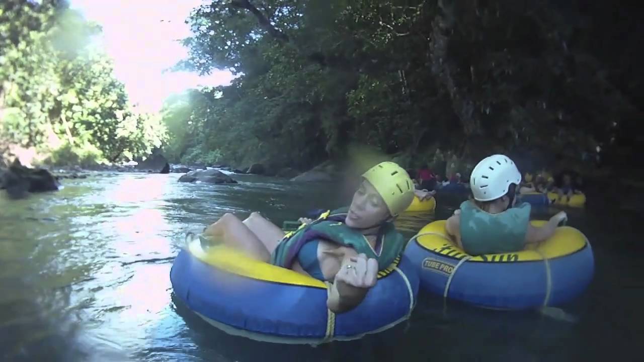 River Tubing in Dominica 122010 YouTube