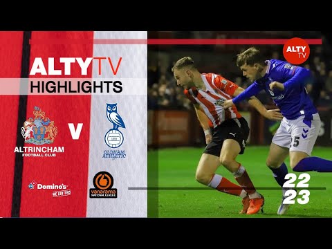 Altrincham Oldham Goals And Highlights