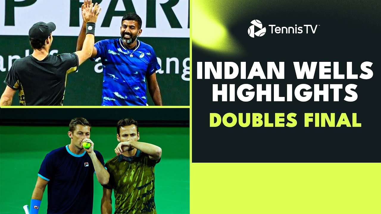 ATP Doubles Final: Ageless Wonder Bopanna and Ebden Win BNP Paribas Open  Doubles Title - BNP Paribas Open