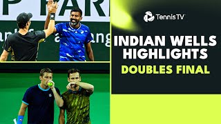 Bopanna & Ebden vs Koolhof & Skupski | Indian Wells 2023 Doubles Final Highlights screenshot 3