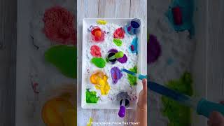 🌈Color-Mixing 🧫Fizzy 🎨Kids #stem #scienceexperiment #preschool #sensoryplay #kidsactivitiesathome