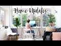 DECORATING OUR NEW HOUSE + MINI OFFICE TOUR | VLOG 03