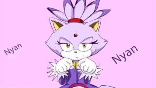 Video thumbnail of "[Blaze The Cat] Nyanyanyanyanyanyanya!"