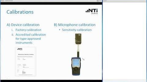 NTi Audio Webinar: Basics of Sound Level Measurements
