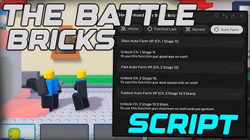 [🔥OP] The Battle Bricks Script Gui Auto Farm & Auto Upgrade - Roblox 2025