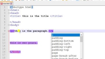 XHTML and CSS Tutorial 4-what is paragraph and line break