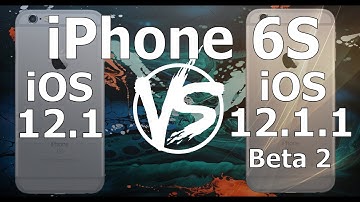 iPhone 6S : iOS 12.1.1 Beta 2 vs iOS 12.1 Speed Test (Build 16C5043b)