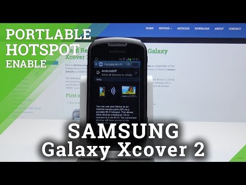 How to Activate Portable Hotspot in SAMSUNG Galaxy Xcover 2 - Share Network