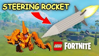 How to make a REALISTIC Steerable ROCKET in Lego Fortnite