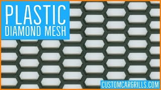 Diamond Universal Plastic Grill Mesh  by customcargrills.com