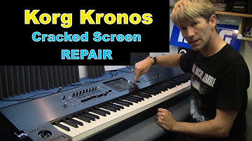 MF#27 Korg Kronos X88 Repair cracked touch screen replacement
