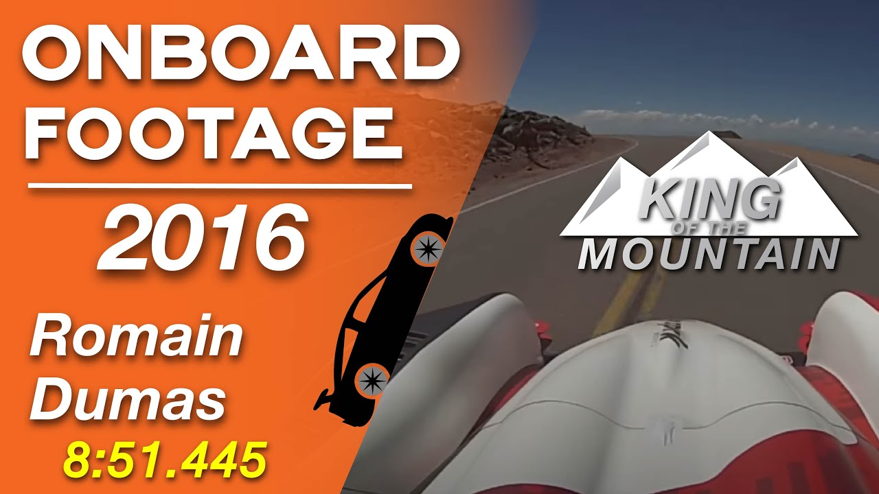 Romain Dumas | Full Winning Run Onboard | 2016 Pikes Peak