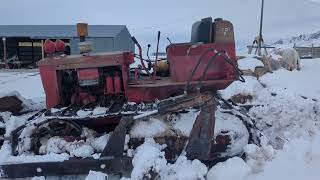 International TD9 pushes snow like there's no tomorrow.