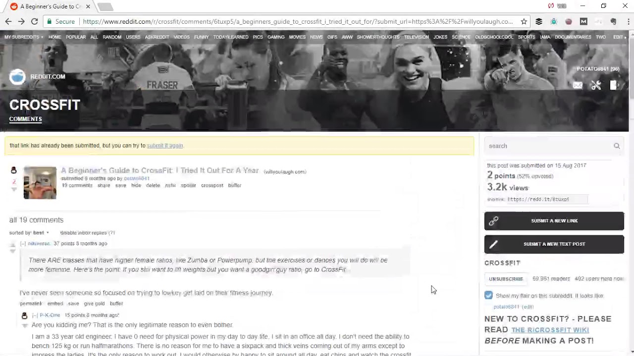 DON T Huge Your Haters CrossFit Reddit Community s Toxic Backlash And don-t-huge-your-haters-crossfit-reddit-community-s-toxic-backlash-and