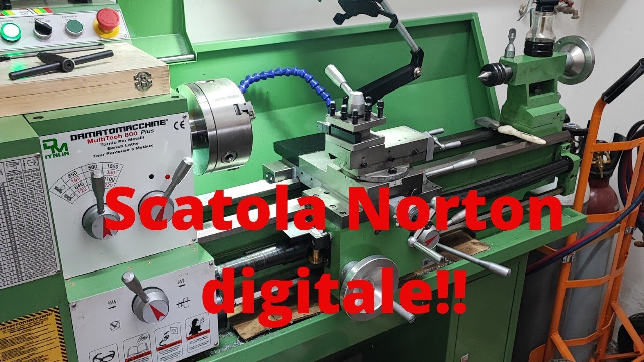 Filettare al tornio ora è facile! tornio multitech 800 plus