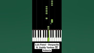 Luis Fonsi - Despacito ft. Daddy Yankee (Piano Tutorial) #shorts
