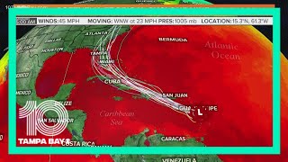 Potential Tropical Cyclone Nine forecast to become Tropical Storm Isaias today: 6 a.m. Wednesday