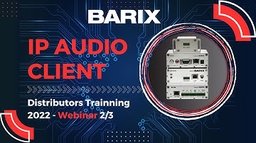 Barix Webinar February 21 - Exstreamer MPA400