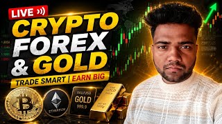 🔴 LIVE Trading Now | Crypto, Forex & Gold Analysis | Real Time Market | Alt-C Knowledge TV