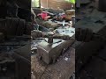 manual iron cutting #blacksmith #satisfying #asmr