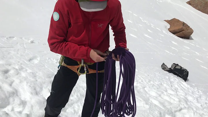 How to coil a rope for the alpine.