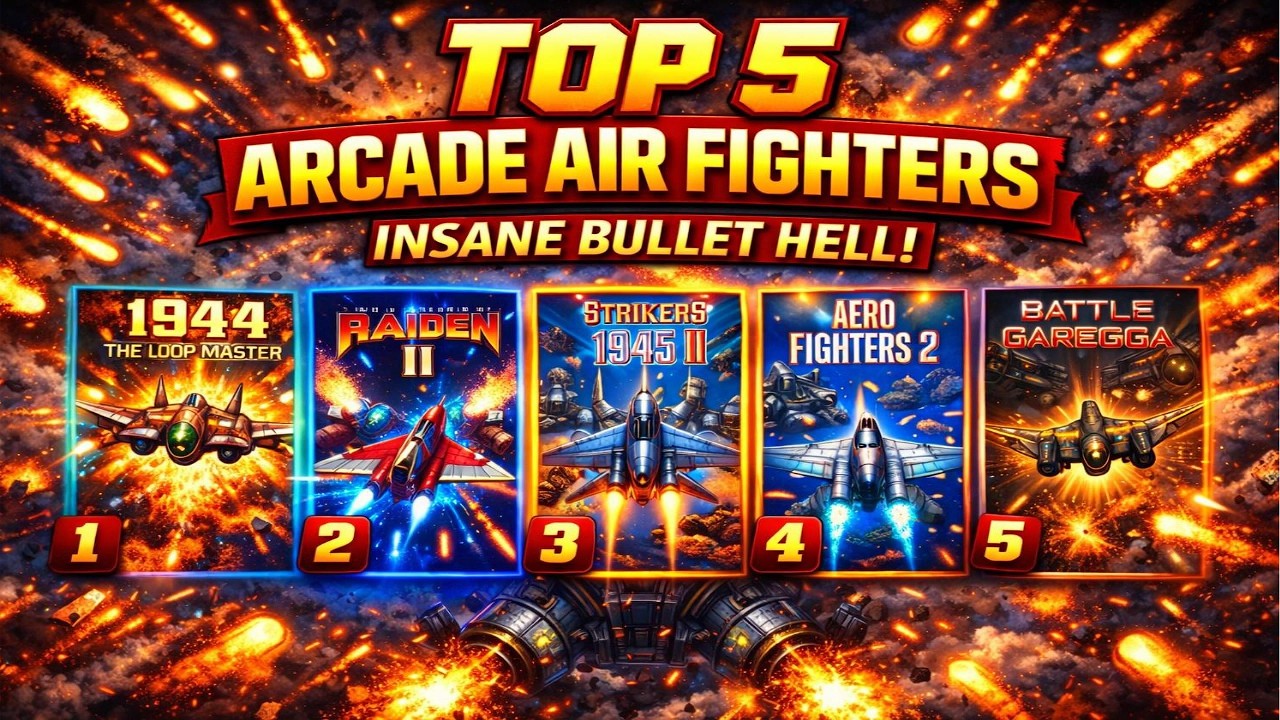 Top 5 Arcade Air Fighter Games – Hardest Bullet Hell Shooters Ever! ️🔥 ...