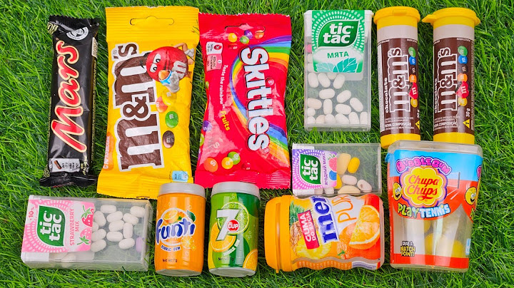 M&M's Skittles Twix Chupa Chups Mentos tic tac Watermelon jelly eggs kinder ASMR satisfying video